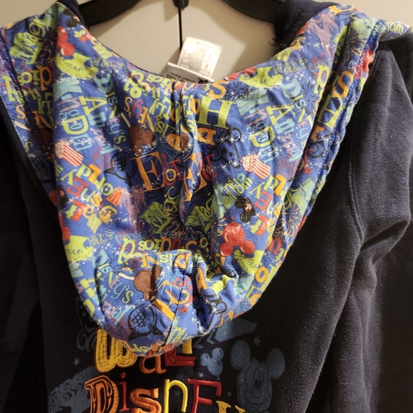 Disney Parks Walt Disney World Embroidered Full Zip up Hoodie Jacket. Size Small - Picture 7 of 7